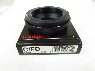 NEW IN THE BOX - VIVITAR T-Mount Adapter For Canon FD Lens Mount • $8.99