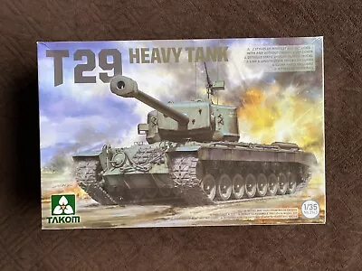 Takom T29 Heavy Tank 1/35 Scale Model Kit Complete • £16