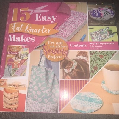 £2.50 • Buy 15 Easy Fat Quarter Makes Sewing Kit Crafting New Book Templates Fat Quarters 5