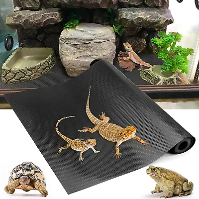 $13.89 • Buy Bearded Dragon Tank Accessories, Reptile Terrarium Carpet Substrate For Leopard