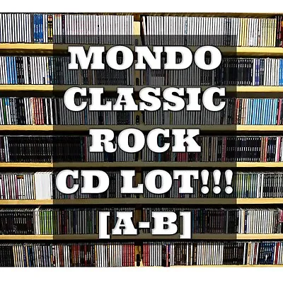 60's 70's 80's CLASSIC ROCK - CD LOT [A-B] / NEW CASES / ALL GRADED EX TO MINT! • $6.99