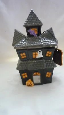 Home Essentials Ceramic Halloween Haunted House Cookie Jar  • $20