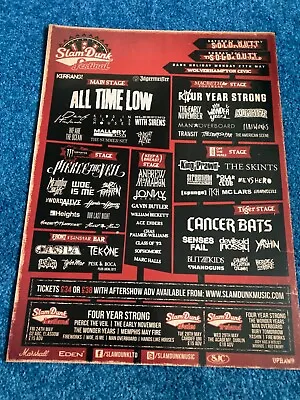 £1.99 • Buy Slam Dunk Festival Advertisement Poster - Kerrang!