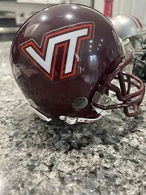 Virginia Tech Hokies Mini Football Helmet - Riddell • $14.99