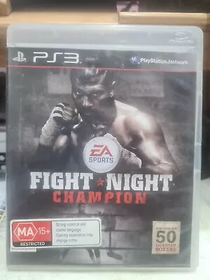 Fight Night Champion Sony PlayStation 3 PS3 Game Complete PAL 4. • $25