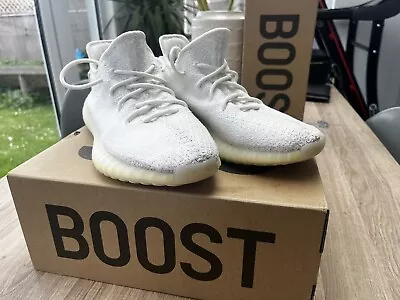 Size UK 11.5 - Adidas Yeezy Boost 350 V2 Low Cream White / Triple White • £170