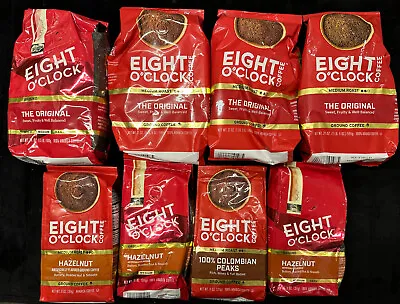 8 Eight O’ Clock Variety Ground Coffee Med. Roast 24/21/11oz Bb 10/22 & 7/23 • $49.99