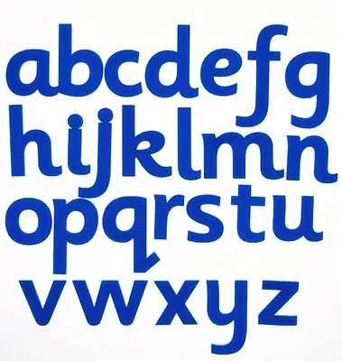 £11.70 • Buy Acrylic Alphabet Set LOWER CASE Letters, Choice Of Sizes, Fonts And Colours.