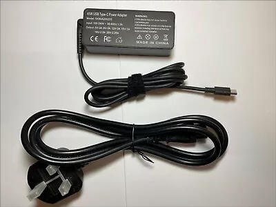 USB Type C Power Adapter Charger 5V 3A 9V 3A 12V 3A 15V 3A 18V 2.5A 20V 2.25A • £19.99