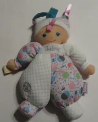 Vintage Goldberger Baby's First Baby Doll Soft Plush Multi Colored (rare) • $14.99