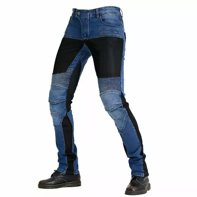 Mesh Motorcycle Pants Biker Motorbike Trousers Cruiser Touring Jeans CE Armour • $89.98