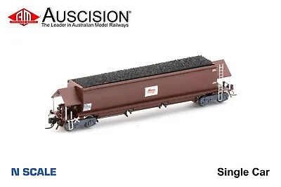 Auscision (NNCH-18) NHKF Coal Hopper - SRA Red With Candy L7 - N Scale • $50