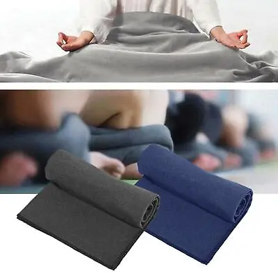 79x60 Inch Foldable Yoga Meditation Blanket Meditation Sitting Rest Covering • £20.30