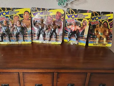 $195 • Buy WCW Wrestling Figures 90s Toymakers Lot X 4 Nasty Boys/Harlem Heat Vader On Card