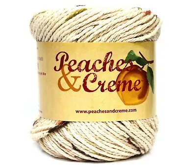 Peaches & Creme Yarn 2 Oz Cotton Worsted 4 Ply Variegated NEW ~ Your Choice ~ • $11.95