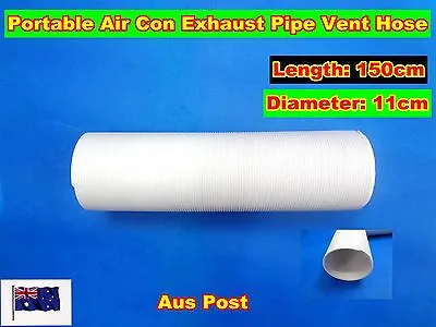 $43 • Buy Portable Air Conditioner Spare Parts Exhaust Pipe Tube Vent Hose (150cmx11cm) 
