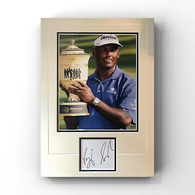 Vijay Singh - Fijian Golfing Legend Signed Display • $50.52