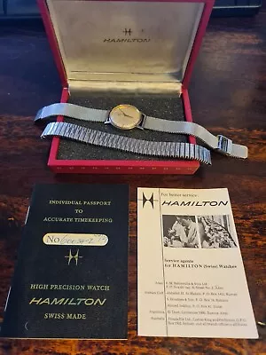 Hamilton Swiss Mens Mechanical Watch 60034-2 FULL SET With Extra Bracelet • £26