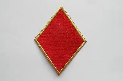 #2699 4  Red Diamond Suit Playing Card Poker Card Embroidery Applique Patch • $3.25