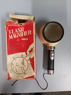 Vintage Magnifying Glass With Light Made In Japan With Box Flash Magnifier • $26.50