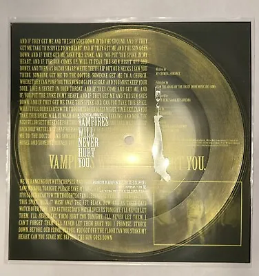 My Chemical Romance Vampires Will Never Hurt You Spotify Fans Flexi Disc Vinyl • $34.99