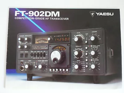 Yaesu Ft-902dm (genuine Print Brochure Only).......radio-spares-ireland • £24.99