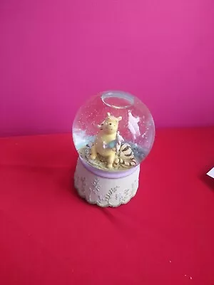 Disney Enesco Snow Globe Music Box Winnie The Pooh Tigger & Piglet • $47.43
