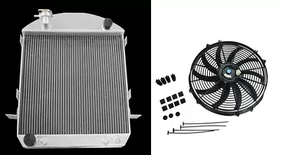 3Row Aluminum Radiator For 1917-1923 Ford Model T Bucket Ford Engine+16 FAN • $160