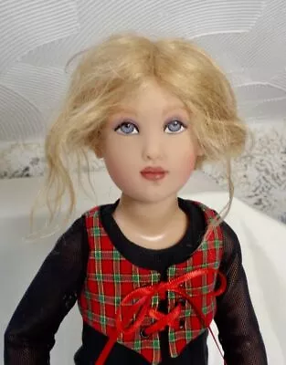 Blonde Kemper Mohair Ballerina Doll Wig Size 7-8 Updo W/ Braided Coil • $19.99