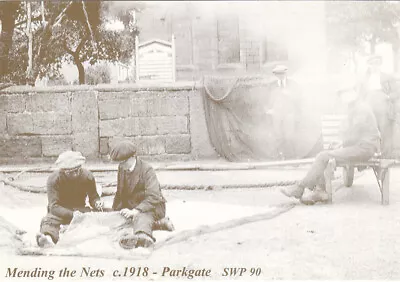 £1.50 • Buy GB Postcard (A7) 1918 Mending The Nets,Parkgate,unused,reproduction