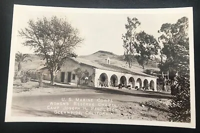 Rppc US Marine Corps Womens Reserve Chapel Camp Pendleton Oceanside Postcard T62 • $15