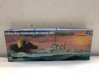 Trumpeter 1/350 Scale Italian Navy Battleship Rn Littorio 1941 Model • £84.99