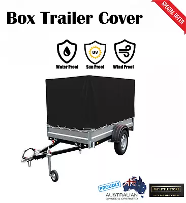 Box Trailer Cover 7x5x3 - Durable Waterproof High Quality And Thick Cover • $163