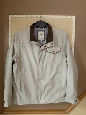 £10.99 • Buy Atlantic Bay Casual Light Weight Stone Beige Jacket UK Size Medium
