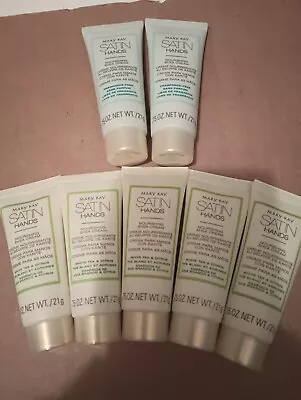 Mary Kay SATIN HANDS Shea Cream .75oz Lot X7 White Tea Citrus +No Fragrance  NEW • $20