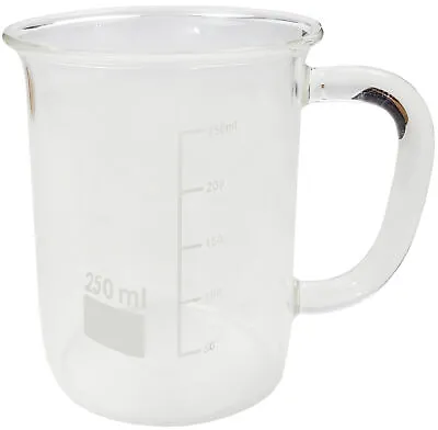 Beaker Mug 250ml Borosilicate Glass. Case Of 40. • $245.14