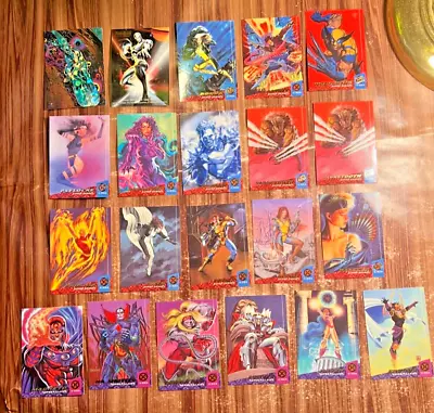 X-Men Marvel Fleer Ultra Trading Card Lot 21 Cards Silver Surfer Vintage 1994 • $17.99