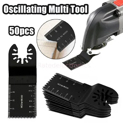 50PCS Oscillating Multi Tool Saw Blade For Fein Multimaster BOSCH Ridgid Makita • $31.81