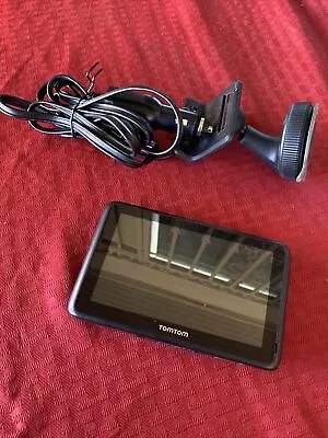 TomTom 4CQ01 Black 5.0  Touchscreen Display Bundle W/ Mount And Charging Cables • $29.99
