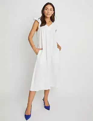 ROCKMANS - Womens Dress -  Flutter V Neck Linen Maxi Dress • $23.53