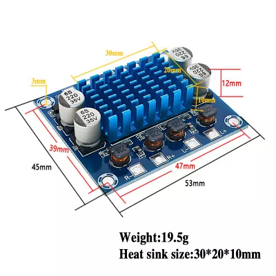 TPA3110 XH-A232 30W+30W 2.0 Channel Digital Stereo Audio Power Amplifier B&KF • $10.63