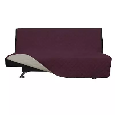 Futon Sofa Slipcover Reversible Sofa Cover Armless Futon Cover Furniture Prot... • $33.43