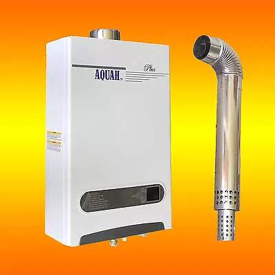 Aquah Plus Direct Vent Natural Gas Tankless Gas Water Heater 2.7 Gpm Whole House • $319.99