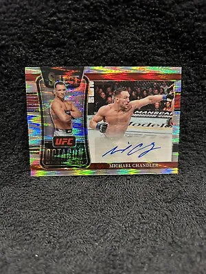 2023 Panini Select Michael Chandler Ocatgon Action Signatures Silver Flash Prizm • $19.99