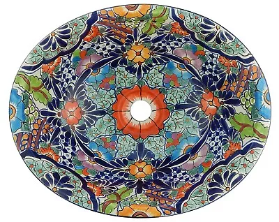 16  X 11.5  Talavera Ceramic Mexican Bathroom Sink Handmade Folk Art  # 204 • $129.99