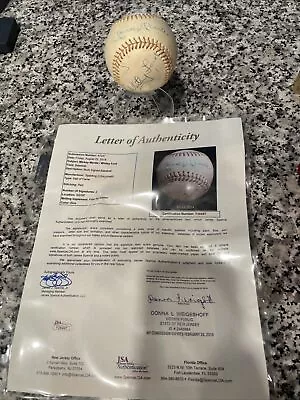 Mickey Mantle And Whitey Ford Signed Baseball Authenticated • $600