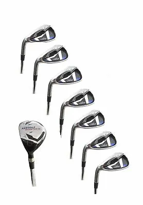$219.95 • Buy LADIES LEFT OR RIGHT HAND AGXGOLF GRAPHITE IRONS SET W3 HYBRID IRON +5-SW IRONS