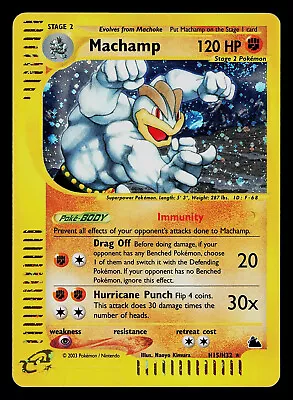Pokemon Card - Machamp Skyridge H15/H32 Holo Rare • $135