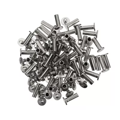  50 Pcs Butt Nut Nail Rivet Button Metal Accessories Solid Professional Prime • £9.68