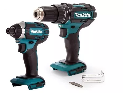 Makita DHP482Z DTD152Z Cordless LXT 18V Li-Ion Combi Drill & Impact Driver Pack • £125